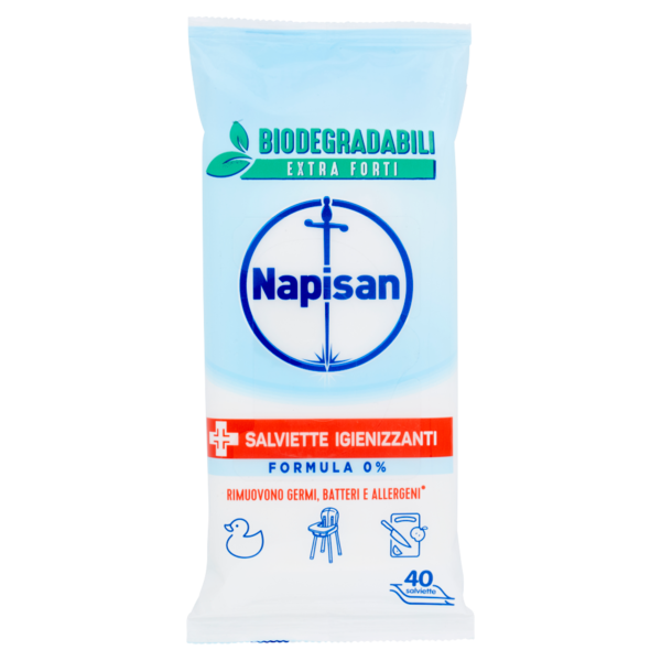 napisan sanitizing wipes bio 0% pc 40